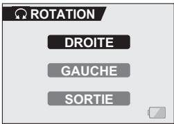 LOGICOM-SANYO XACTI VPC-E6GX - Sélectionnez l'icône de rotation et appuyez sur le bouton de réglage SET. - 1