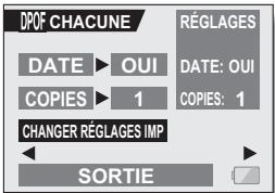 LOGICOM-SANYO XACTI VPC-E6GX - Sélectionnez "ajouter réglatgs IMP" et appuyez sur le bouton de réglage SET. - 1