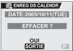 LOGICOM-SANYO XACTI VPC-E6GX - Effacement d'une image du calendrier - 1