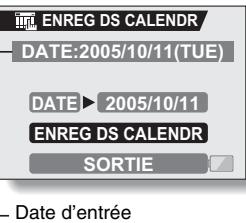 LOGICOM-SANYO XACTI VPC-E6GX - Entrée d'une image dans le calendrier - 1