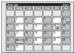 LOGICOM-SANYO XACTI VPC-E6GX - Créez un calendrier avec vos photos; fonction de création d'un calendrier (voir page 73) - 1