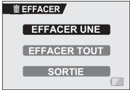 LOGICOM-SANYO XACTI VPC-E6GX - Sélectionnez l'icône d'effacement et appuyez sur le bouton de réglage SET. - 1