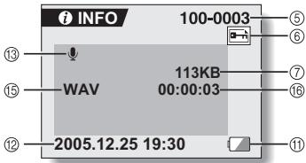 LOGICOM-SANYO XACTI VPC-E6GX - Appuyez sur le bouton MENU et maintenez-le enfoncé pendant environ 2 secondes. - 2