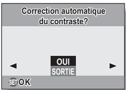 LOGICOM-SANYO XACTI VPC-E7EX - Sélectionnez "corrige contraste" et appuyez sur la touche SET. - 1