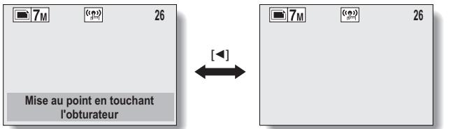 LOGICOM-SANYO XACTI VPC-E7EX - Activation/désactivation de l'affichage du guidage - 1