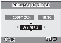 LOGICOM-SANYO XACTI VPC-E7EX - Réglez la date et l'heure. - 3