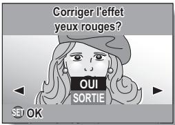 LOGICOM-SANYO XACTI VPC-E7EX - Sélectionnez "CORR. YEUX ROUGES" et appuyez sur la touche SET. - 1