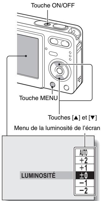 LOGICOM-SANYO XACTI VPC-E7EX - Réglage de la luminosité de l'écran - 1