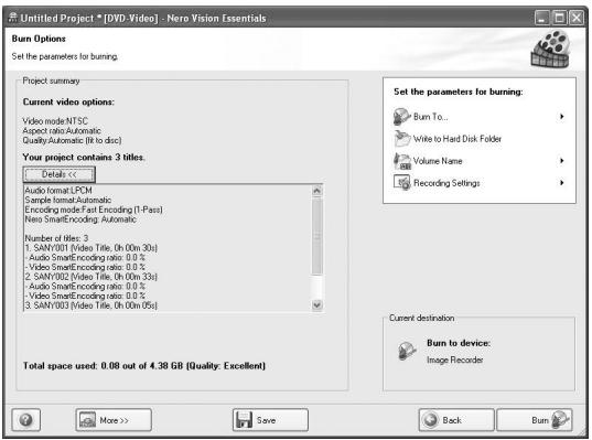 LOGICOM-SANYO XACTI VPC-FH1 - Cliquez sur le bouton [next (suivant)] - 1