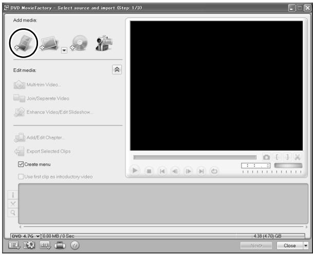 LOGICOM-SANYO XACTI VPC-HD1000 - Reglez l'option [DVD] sur ON et cliquez sur le bouton [OK]. - 1