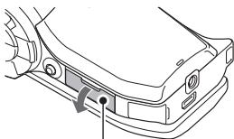LOGICOM-SANYO XACTI VPC-HD1000EX - Insérez la carte mémoire SD. - 1