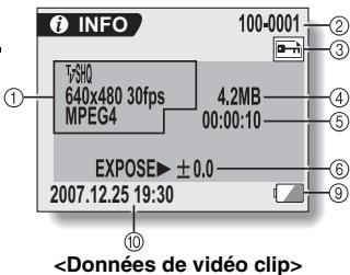 LOGICOM-SANYO XACTI VPC-HD2GX - Appuyez sur le bouton MENU pendant au moins 1 seconde. - 1