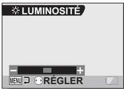 LOGICOM-SANYO XACTI VPC-HD2GX - Sélectionnez l'icône de luminosité de l'écran et appuyez sur le bouton de réglage SET. - 1