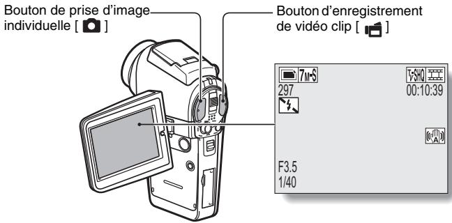 LOGICOM-SANYO XACTI VPC-HD2GX - Prise de photos individuelles pendant l'enregistrement d'un video clip (page 57) - 1