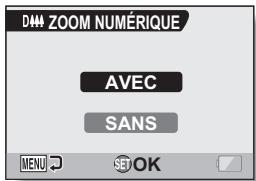 LOGICOM-SANYO XACTI VPC-HD2GX - Sélectionnez l'icone du zoom numérique et appuyez sur le bouton de réglage SET. - 1