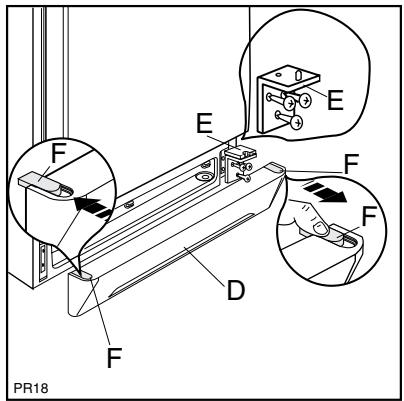 KELVINATOR KICB320HWF - Pour changer le sens d'ouverture des portes - 3