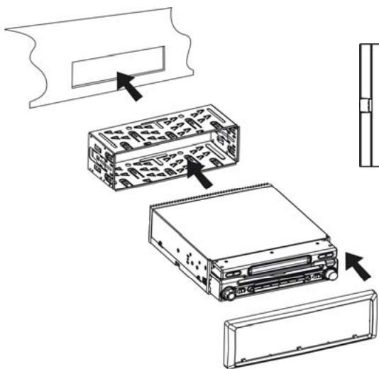 YAKUMO CARENTERTAINER7 - Installation dans le tableau de BORD - 2