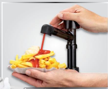 BARTSCHER 100323-207 - Pump sauce dispenser, 3 pumps - 2