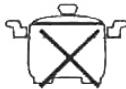 BARTSCHER 105836S - Unsuitable cookware - 6