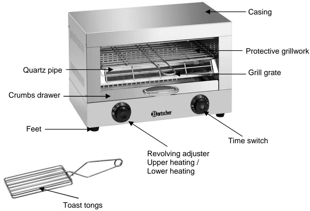 BARTSCHER A151.300 - Overview of parts - 1