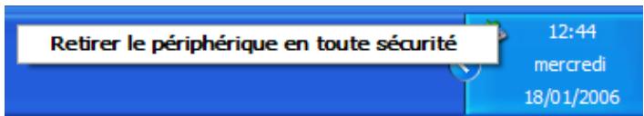 CINEBOX CINE BOX V2 - Lorsque vous débranchez le câble USB, veuillez suivre les étapes de la procédure 'déconnexion sécurisée', illustrée ci-dessous - 3