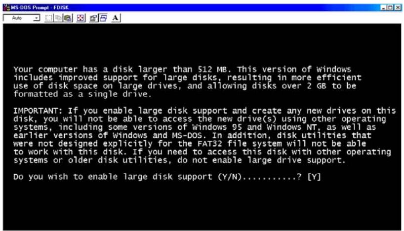 CINEBOX CINE BOX V2 - Comment effectuer une partition et formater le DISQUE DUR sous windows98se/me - 1