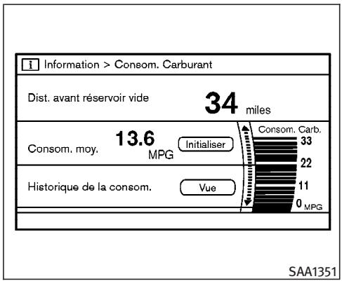 INFINITI G35 COUPE - Informations de l'ordinateur de bord - 1