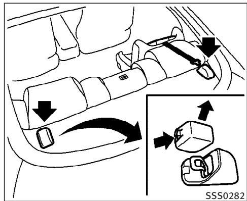 INFINITI G35 COUPE - Attaches rigides LATCH - 1