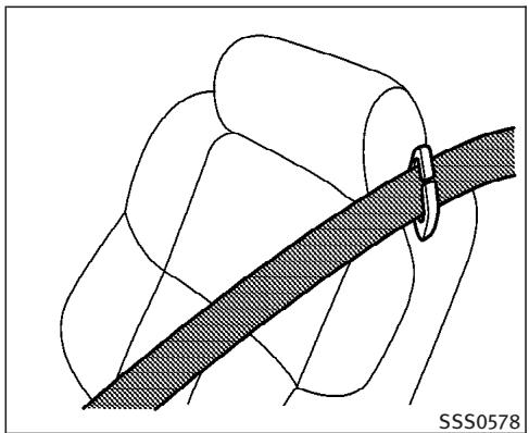 INFINITI G35 COUPE - Vérification du fonctionnement des ceintures de sécurité - 1