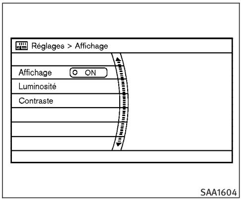 INFINITI G35 COUPE - COMMENT UTILISER LE BOUTON «SETTING» - 1