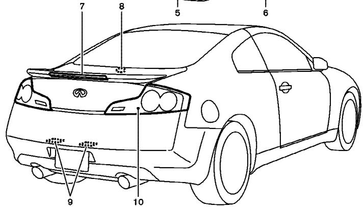 INFINITI G35 COUPE - Procedez comme suit : - 3