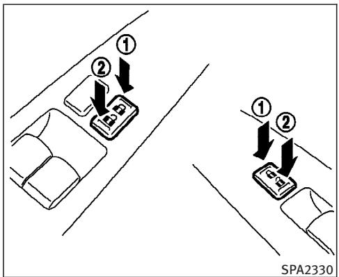 INFINITI G35 COUPE - Quand la portiere est verrouillée avec le loquet interieur, veillez à ne pas laisser la clé à l'intérieur du vehicule. - 1