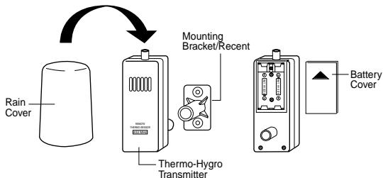 LA CROSS TECHNOLOGY WS-8025SU - installation des piles - 1