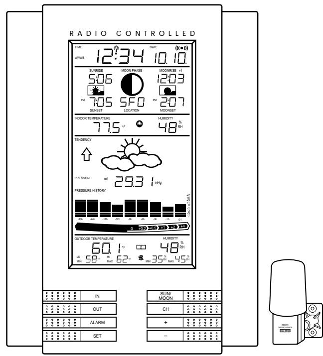 LA CROSS TECHNOLOGY WS-8025SU - Instruction Manual - 1