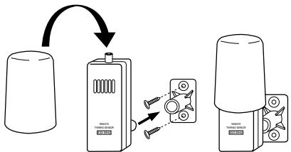 LA CROSS TECHNOLOGY WS-8025SU - Mounting the Remote Thermo/hygro Sensor - 1