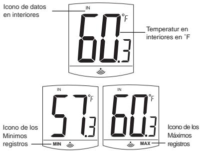 LA CROSS TECHNOLOGY WS-9001U - VISUALIZACION DE LA TEMPERATURA Y LOS MIN/MAX DATOS EN INTERIORES - 2