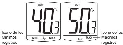 LA CROSS TECHNOLOGY WS-9001U - VISUALIZACION DE LA TEMPERATURA Y LOS MIN/MAX DATOS EN INTERIORES - 2