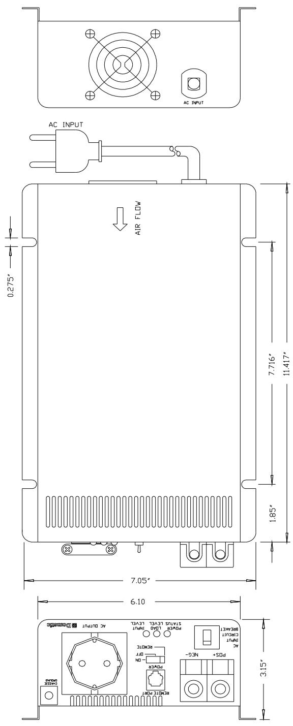 DOMETIC SI 1500 12V - Mechanical drawings - 1