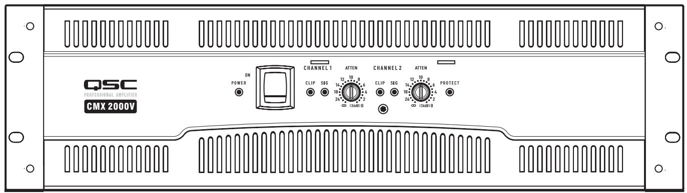 QSC AUDIO CMX 2000V - Telefonnummern: - 1
