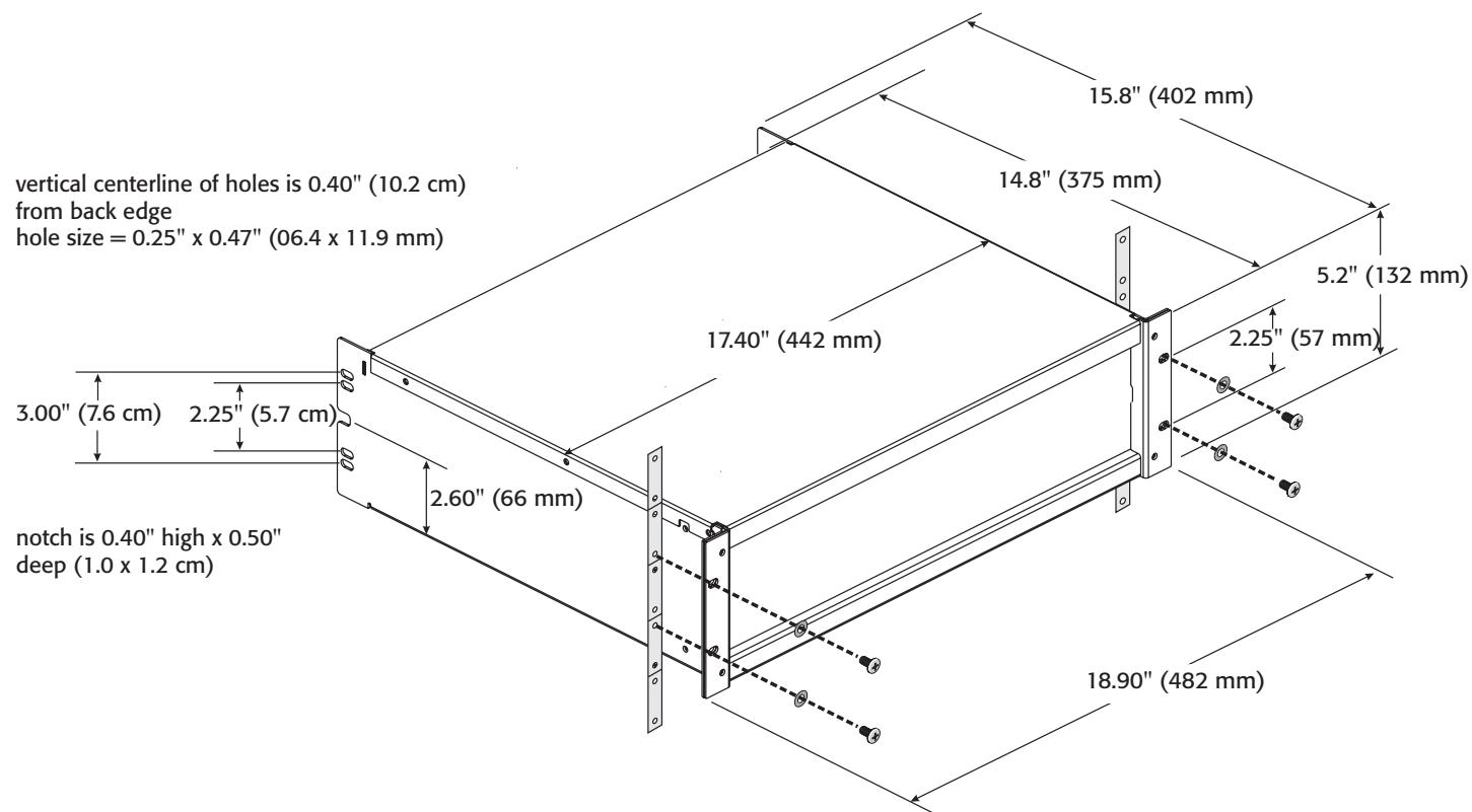 QSC AUDIO CMX 2000V - Rack Mounting - 1