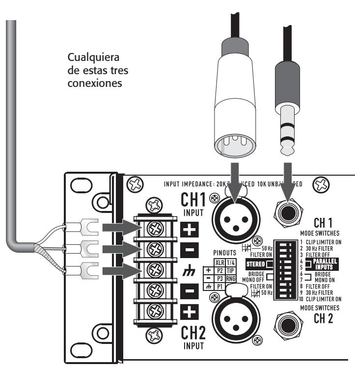 QSC AUDIO CMX 2000V - Entradas no balanceadas: - 1