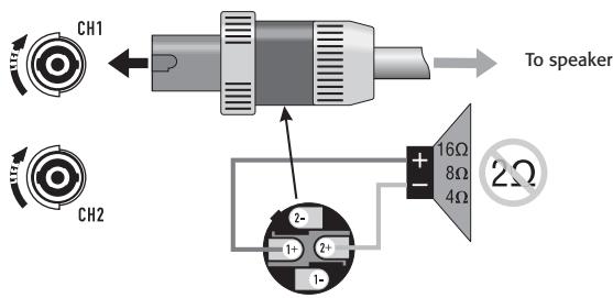 QSC AUDIO CMX 2000V - Speaker Cabling - 4
