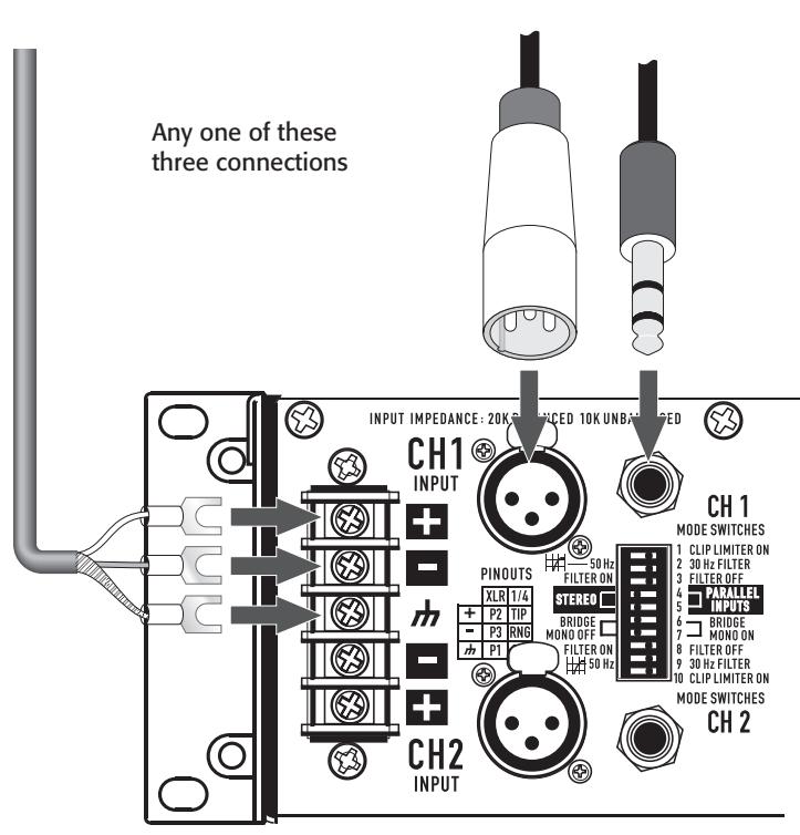 QSC AUDIO CMX 2000V - Unbalanced Inputs: - 1