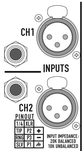 QSC AUDIO PLX 1802 - Conjuntos de patas de entrada - 1