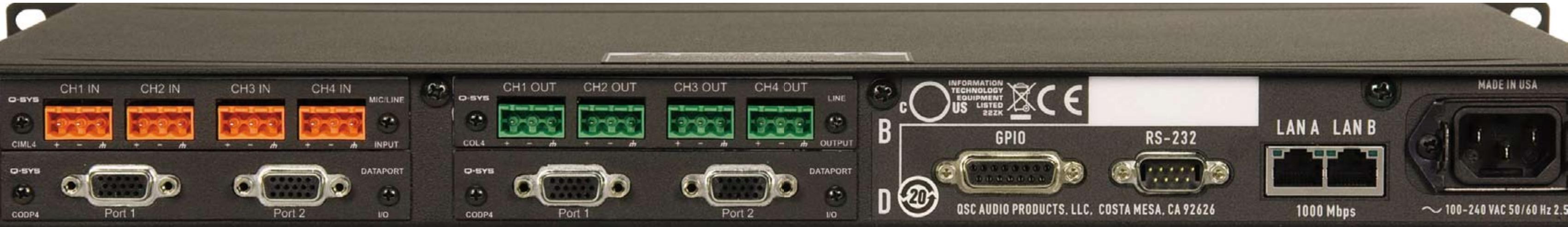 QSC AUDIO Q-SYS - Tests et mesures - 4