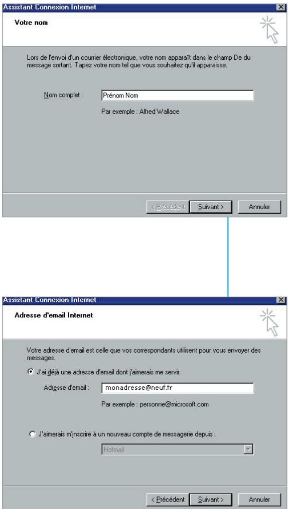 NEUF TELECOM INTERNET RTC - Configurez manuellement votre messageserie - 1
