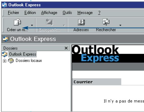 NEUF TELECOM INTERNET RTC - Envoyer un e-mail avec outlook express - 1