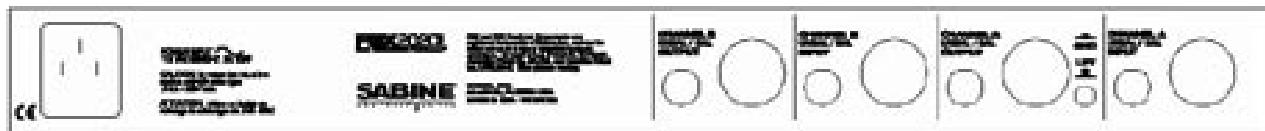 SABINE FBX 2020 PLUS - Touche power - 1