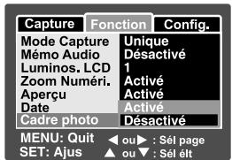 FERRANIA SD-602 - Utiliser la fonction photo frame - 1