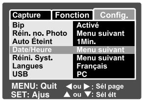 FERRANIA SD-602 - Définir la date et l'heure - 1